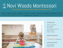 Tablet Screenshot of noviwoods.com